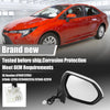Toyota Corolla 3 Pin Right Side Exterior Door Mirror Assembly White (20-22)