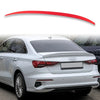 Audi A3 / S3 8Y (2021-2023) Red LY3J S-Line Style ABS Boot Spoiler