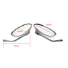 Honda Shadow Spirit 750 1100 VTX1300 VTX1800 Oval Rearview Mirror (2001-2010)