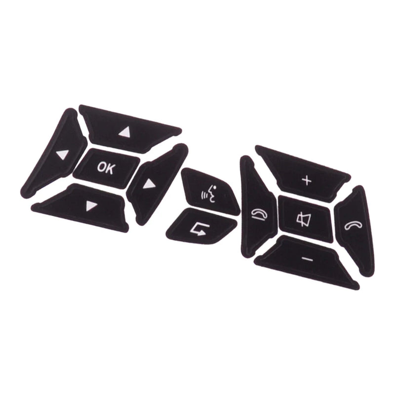 Mercedes Benz Steering Wheel Button Decal Stickers (2007-2014)