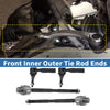 Dodge Ram 1500 2 x Front Outer Tie Rod End Links Kit (2006-2008)