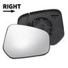 Ford Tourneo Right Side White Mirror Glass with Back Aspherical Non-Heated