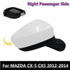 Mazda CX-5 Right Passenger Side Mirror With Turn Signal Power Heated (2012–2014)