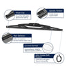Jeep Compass Rear Windshield Wiper Blades (2007-2015)