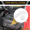 Jeep Gladiator JT (2018-2024) White Seat Adjustment Button Cover Trim