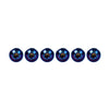 Bike Motor - Blue 6 x M5x25mm Titanium Alloy Torx Head Bolts
