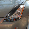 Nissan 350Z Carbon Fiber Headlight Eyelid Trim (2003-2009)