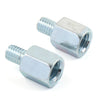 Universal Motorcycle Rear View 10mm to 8mm Mirror Adapter Bolts