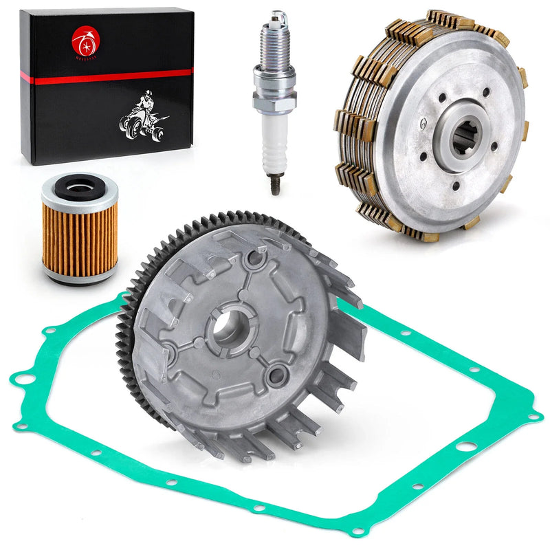 YAMAHA YFM350 Raptor 2 x Clutch Assembly kit & Clutch Basket (2004–2013)