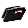 Harley Softail Matte Black Saddlebags Chrome Conversion Bracket (1984-2017)