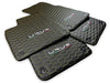 Lamborghini URUS 2018-2024 Black with Yellow Stitching Leather Floor Mats