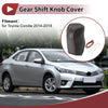 Toyota Corolla Brown Faux Leather Gear Shift Knob Cover (2014-2018)