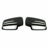 Mercedes W204 W212 W246 4PC Black Rearview Mirror Covers & Turn Signal Lights