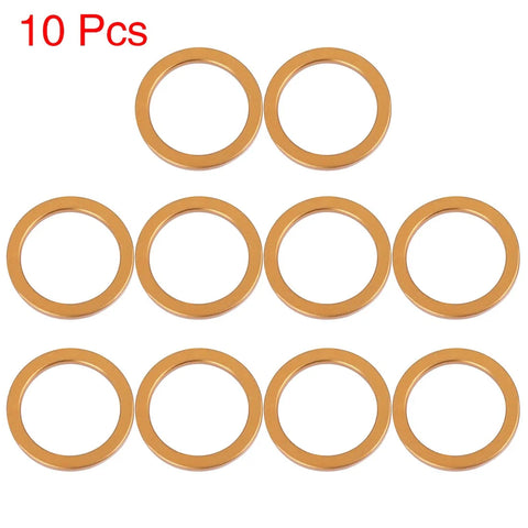 Honda CG125 10pcs / 30mm ID / Exhaust Muffler Pipe Gasket Copper Tone