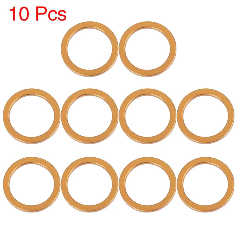 Honda CG125 10pcs / 30mm ID / Exhaust Muffler Pipe Gasket Copper Tone