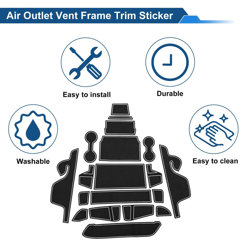 Ford Ranger 19 Pcs PVC Non-Slip Mat (2023-2025)