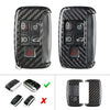 Land Rover Range Rover Discovery Black Carbon Fiber Remote Key Shell Cover