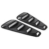 Ford Mustang Black 1/4 Quarter Window Louvers Scoop Cover (2015-2018)
