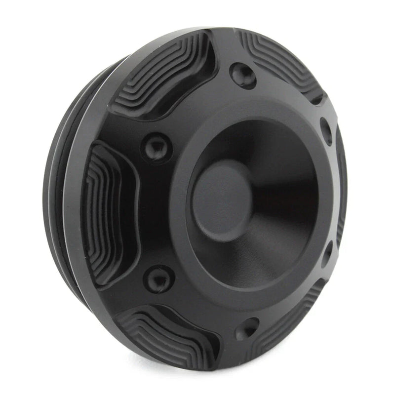 Harley X350 Motorcycle Black Frame Hole Cover Caps