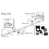 Toyota Hilux 4x4 79-97 Drag Link End Knuckle Repair Kit