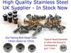 Suzuki RG125 Gamma 2 x Tornillos de Carenado y Parabrisas (1982–1991)