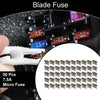 Car Boat Truck RV Motorcycle Brown 50 Pcs Micro Fuse / 7.5A / Blade Fuse