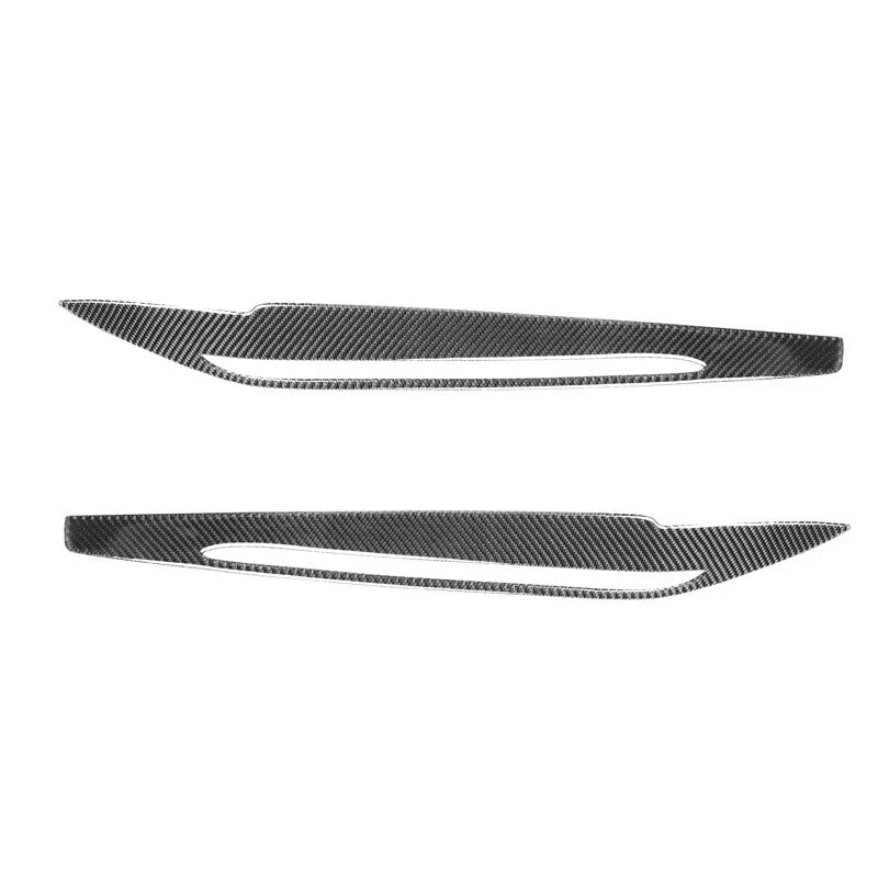 BMW X5 F15 2014-2018 Carbon Fiber Headlight Eye Lid Cover Eyebrows Trim Fit