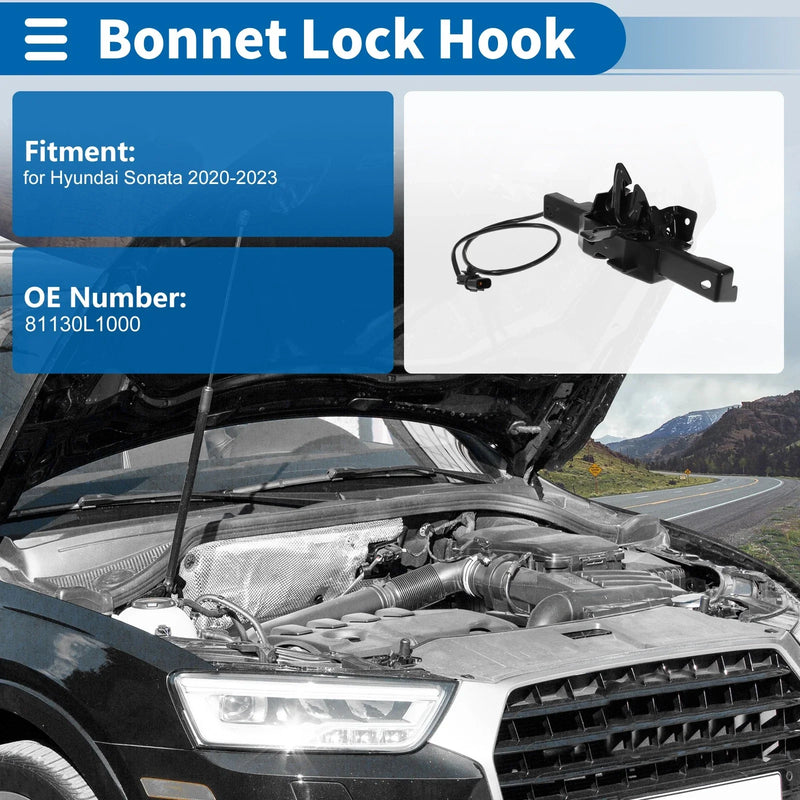 Hyundai Sonata (2020-2023) 1 x Quality Replacement Hood Latch Assembly