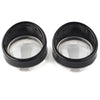 Harley Davidson Softail Clear Turn Signal Light Lens with Black Bezels