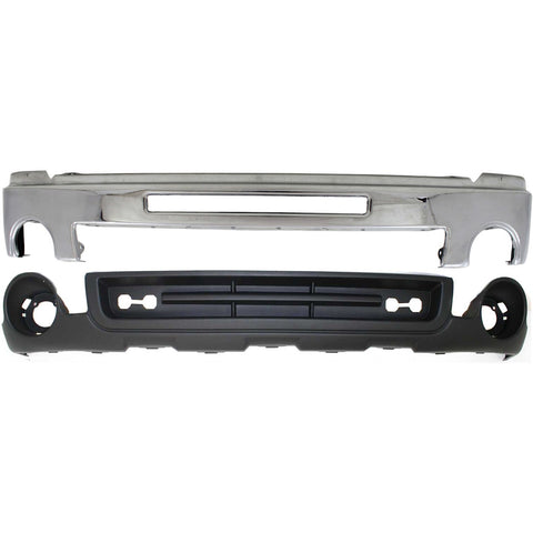 Front Bumper Valance Kit For 2007-13 GMC Sierra 1500