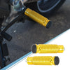 Aolly Motorcycle Pair / 6mm Aluminum Rearset Footpeg Gold Tone