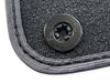 Lamborghini Gallardo Gray Tailored Carpets with Logo Floor Mats (2004-2013)