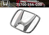 Honda Accord Grille Emblem / Front / Grille Emblem (2003–2007)