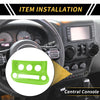 Jeep Wrangler JK JKU (2011-2017) Light Green AC Switch Control Cover Trim