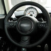 Mini Cooper R55 R56 R57 R60 Car Carbon Fiber Steering Wheel Cover Ring Fit