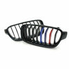 BMW 3-Series F30 / F31 / F35 Gloss Black & M Color Kidney Grille Cover Trim (12-18)