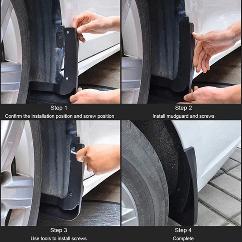 Jeep Grand Cherokee 4 x Wheel Mud Flaps Splash Guards (2011-2023)