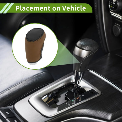 Chevrolet Malibu (2016-2020) Black Brown 1 x Gear Shift Knob Cover