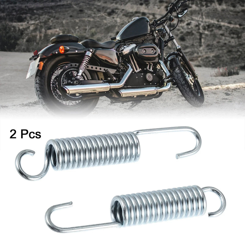 2 x Kickstand Spring Replacer / 90mm Length / Universal Motorcycle