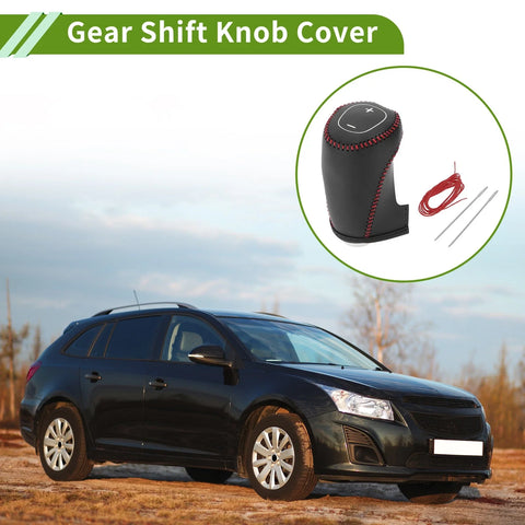 Chevrolet Malibu (2016 - 2020) Black Red 1 Pcs Car Gear Shift Knob Cover