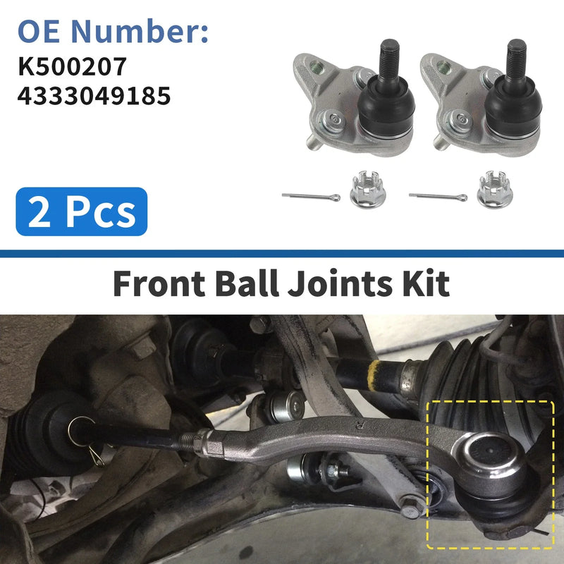 Toyota Prius 2 x Front Lower Ball Joints (2010–2015)