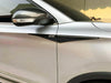 MG ZS (2018-2021) Matte Black / White Side Vent Door Cover Trim