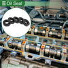 Oil Seal 18x35x10mm NBR Rubber Black 5 Pcs
