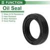 Make Model Oil Seal Rotary Shaft Seal NBR Black 28x42x10mm