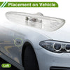 BMW 325i Left Side Marker Light Cover (2002-2006)