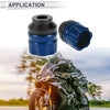 Various Models 2 x 14mm Aluminum Alloy Motorcycle Slider Frame Blue