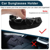 BMW X3 Eyeglasses Holder Storage Suede Black Case (2021 - 2023)