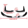 BMW F80 M3 F82 Front Bumper Lip Spoiler Splitter & Side Canard (2015-2020)