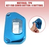 Jeep Wrangler JL TPU Blue 4 Button Car Remote Key Fob Cover (2018-2021)