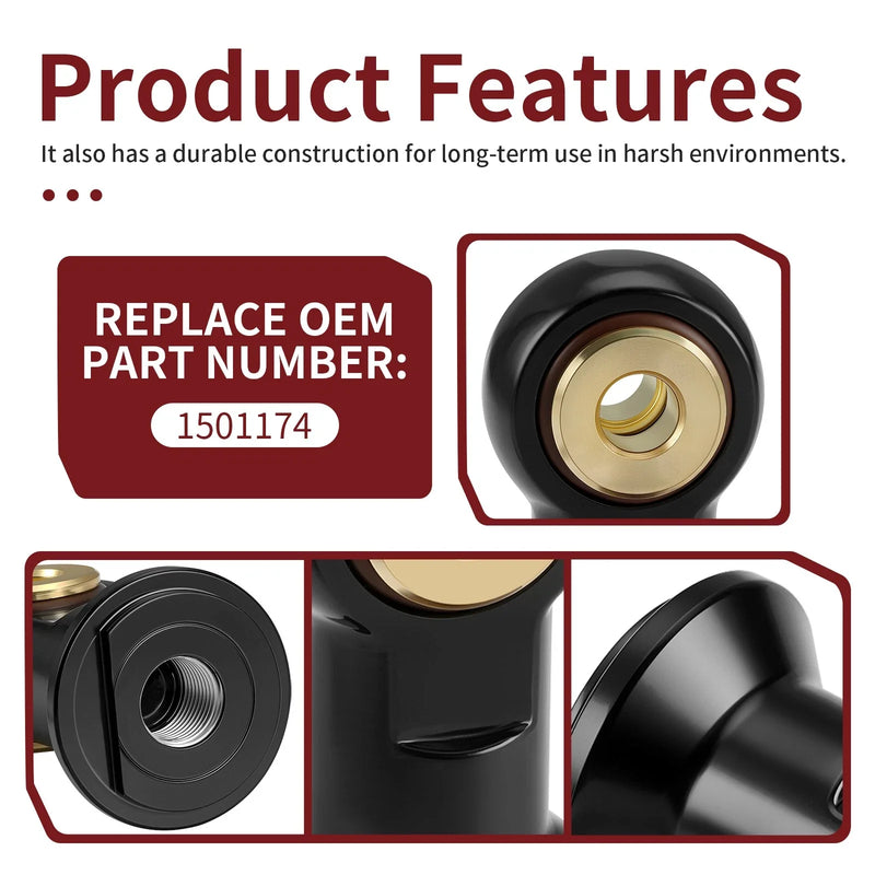 Polaris RZR XP Turbo EPS 2 x Pair Rear Shock Eyelet Assembly (2016–2018)
